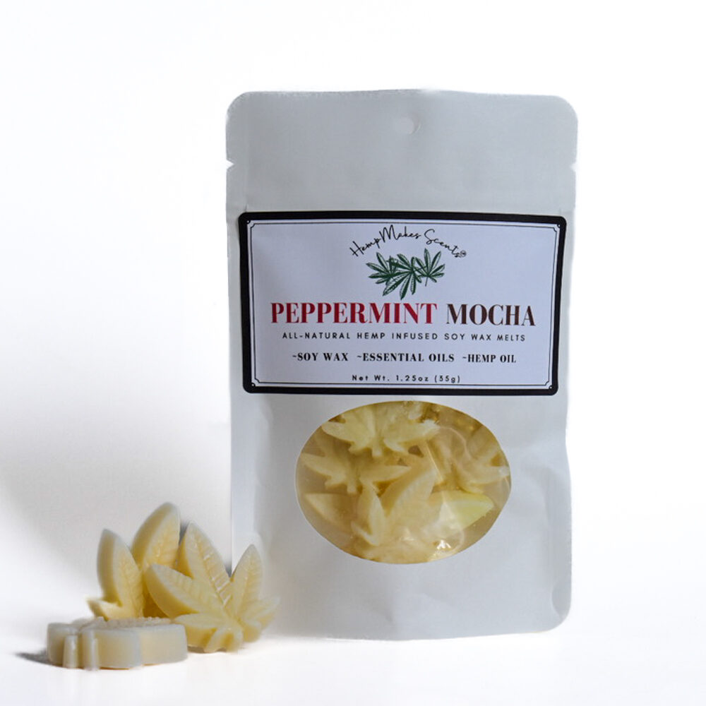 Peppermint Mocha | Hemp-Infused Soy Wax Melts